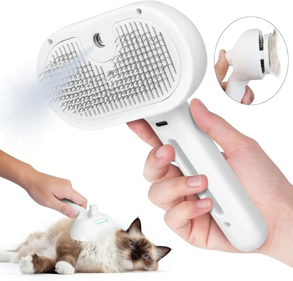 Steam Mist Grooming Comb