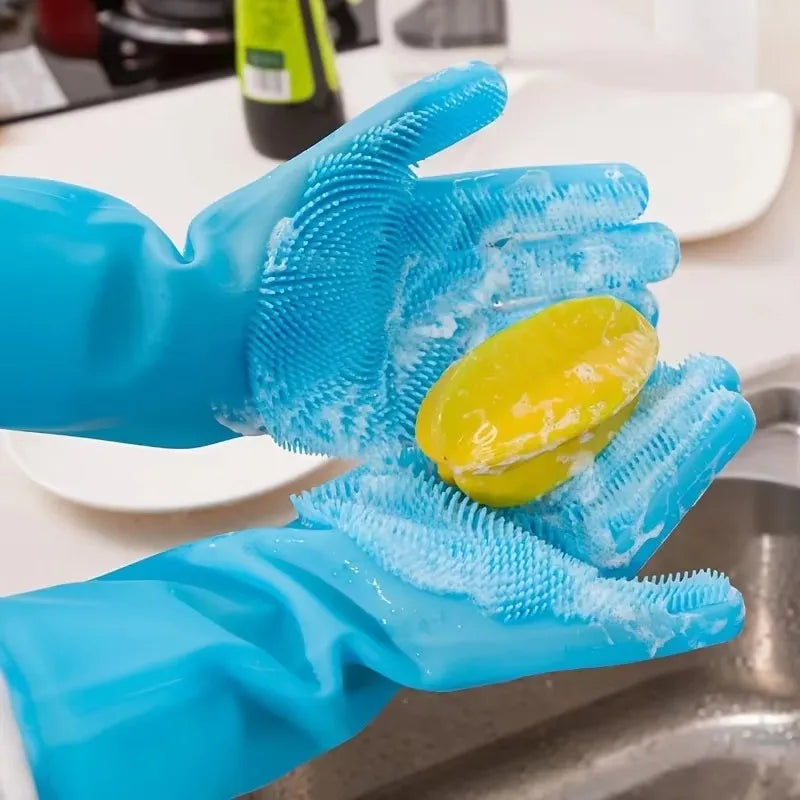Silicone Bath & Grooming Glove
