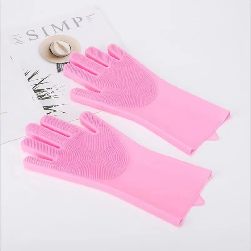 Silicone Bath & Grooming Glove