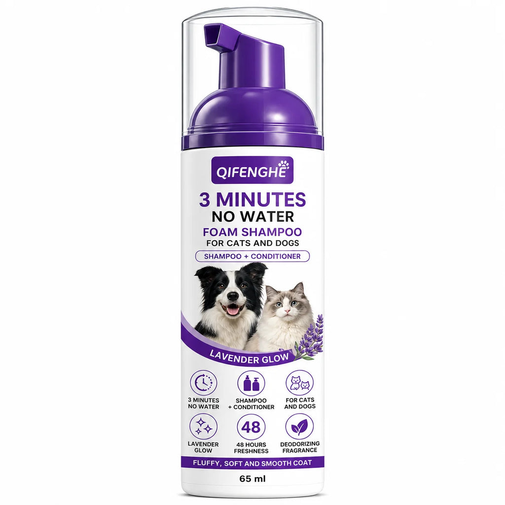 Lavender Waterless Foam Shampoo, 65ml