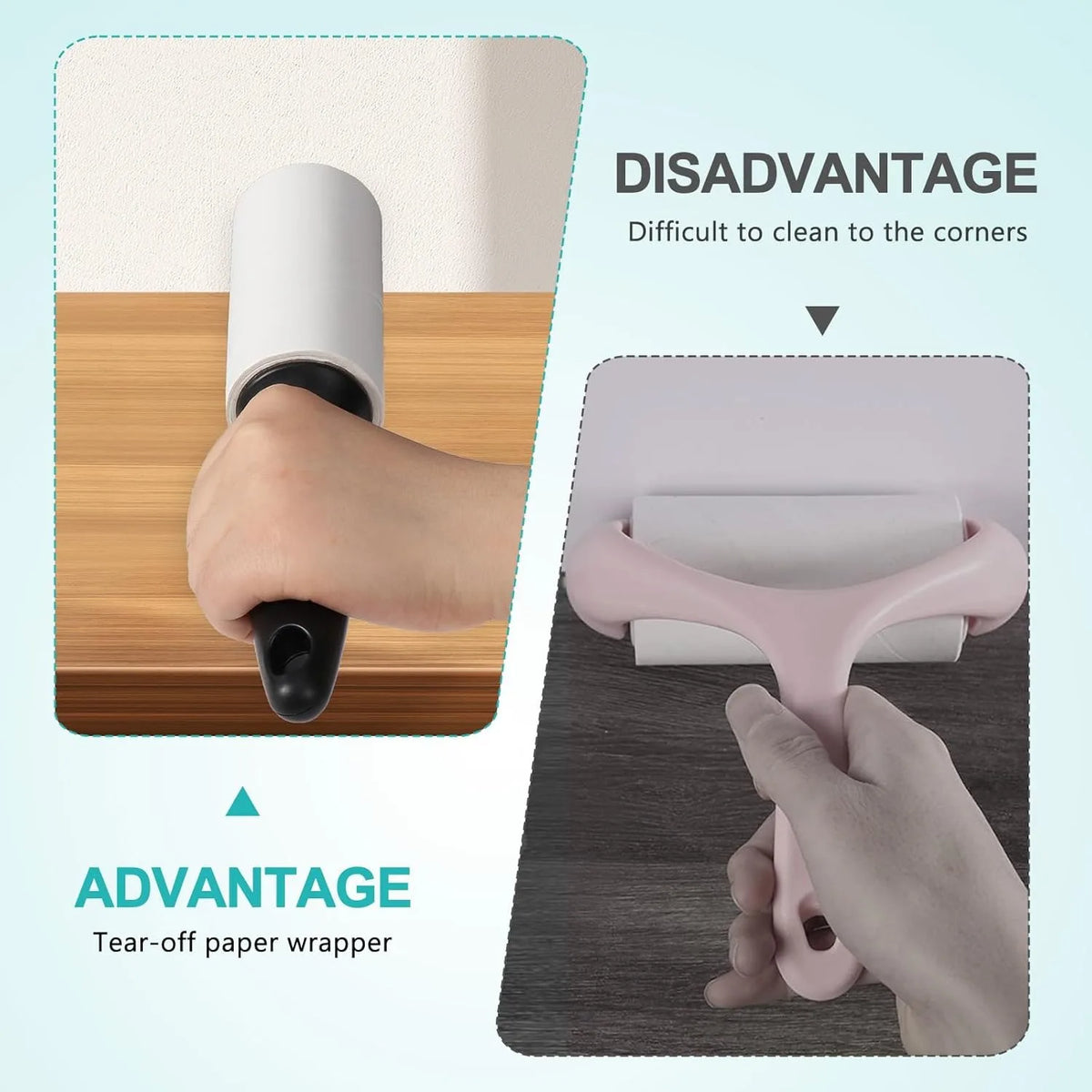 Pet Hair Lint Roller Set, 13 Pieces