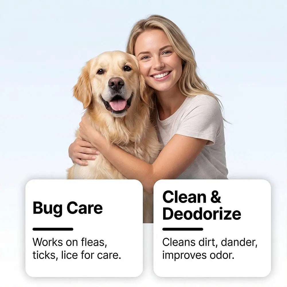Flea & Tick Pet Shampoo, 100ml
